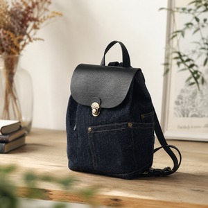 【IBARA】DENIM MINI RUCK 豊岡鞄 (TB-24)