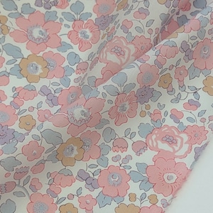 ◆輸入 リバティ LIBERTY タナローン Betsy Blush X ベッツィ ブラッシュ X 約130×50cm