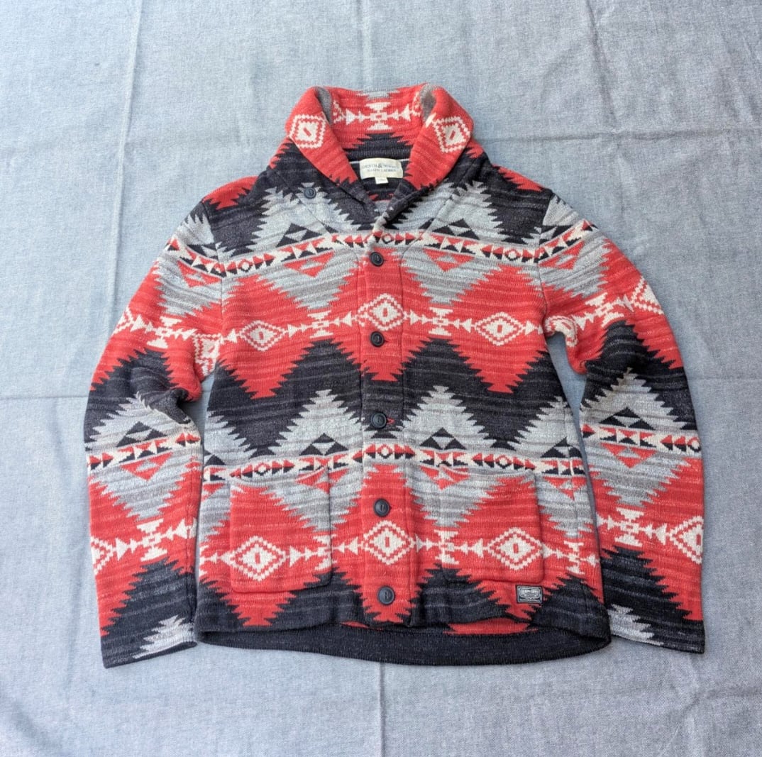 Denim & Supply Ralph Lauren native showl cotton cardigan 小岩店