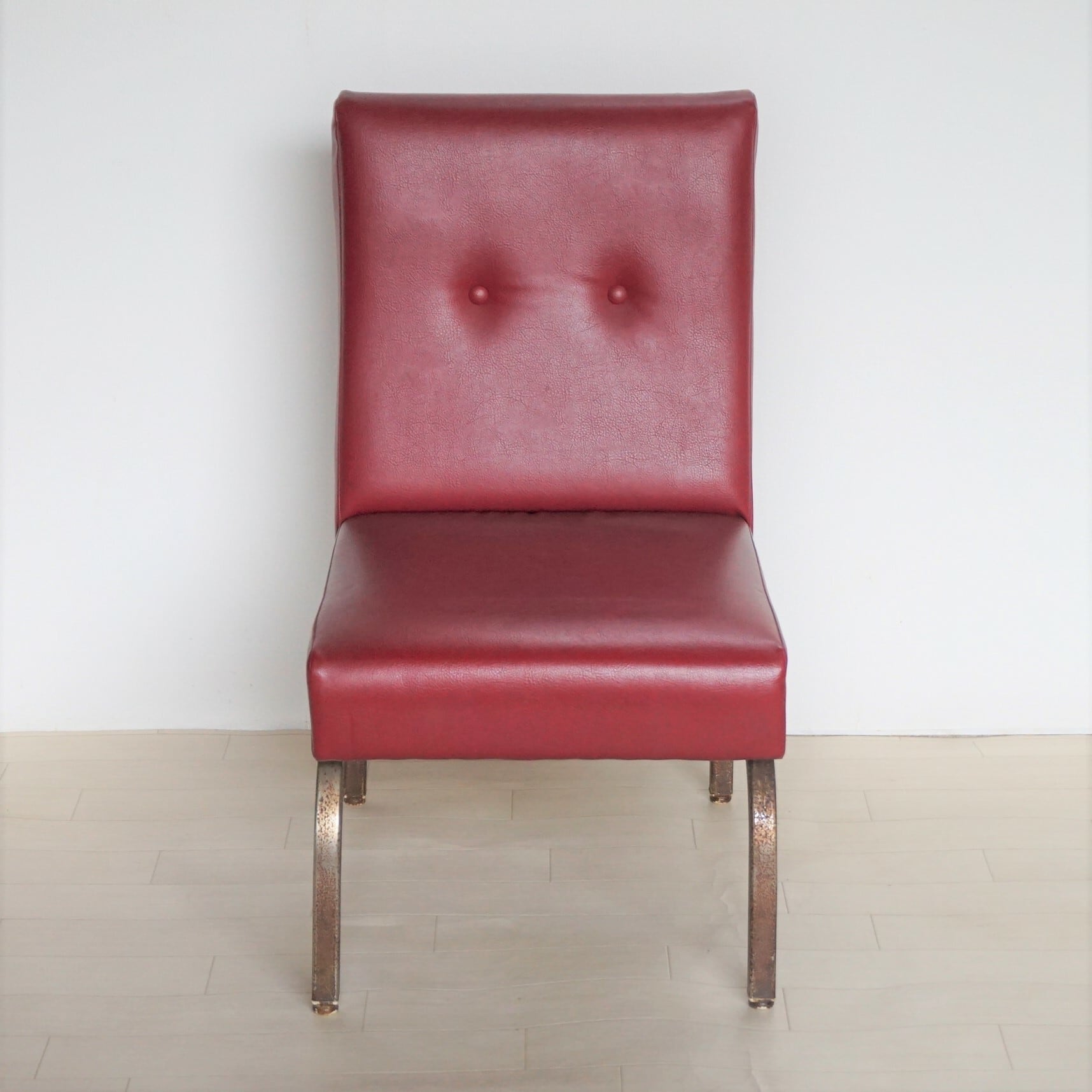 赤いビニールレザーの椅子 | 純喫茶家具の村田商會