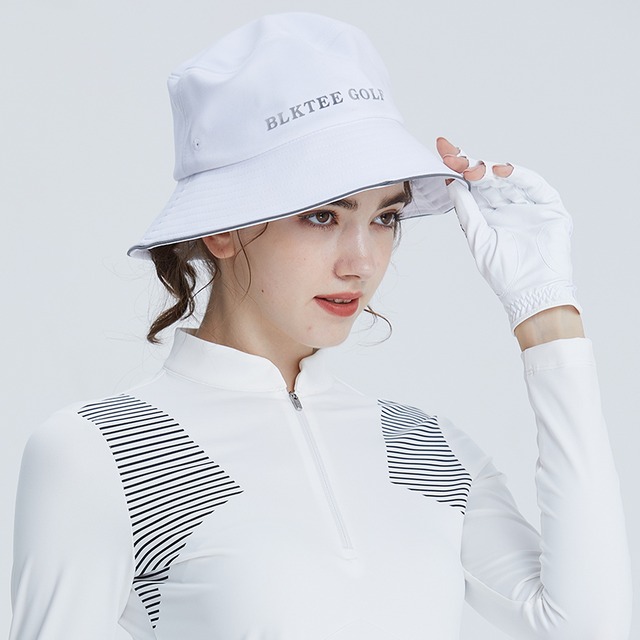 バケットハット　帽子　シンプル　ロゴ