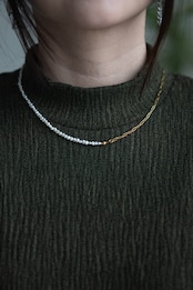 『波の揺らめき』baby pearl 2way necklace