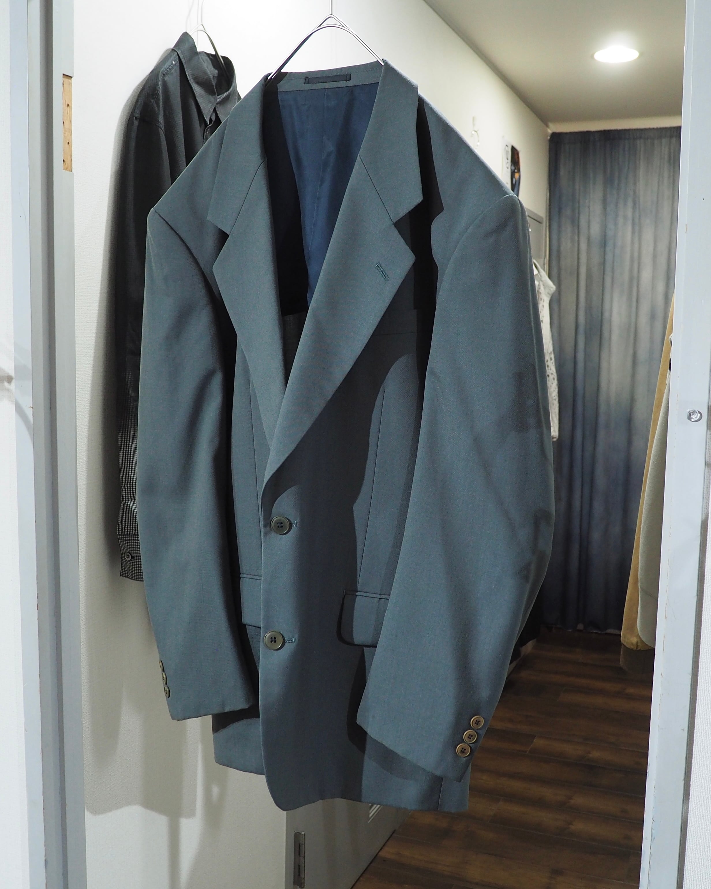 1980 - 90s " SUIVI HOMME " Beautiful Sage Green Color Special Vintage Set up