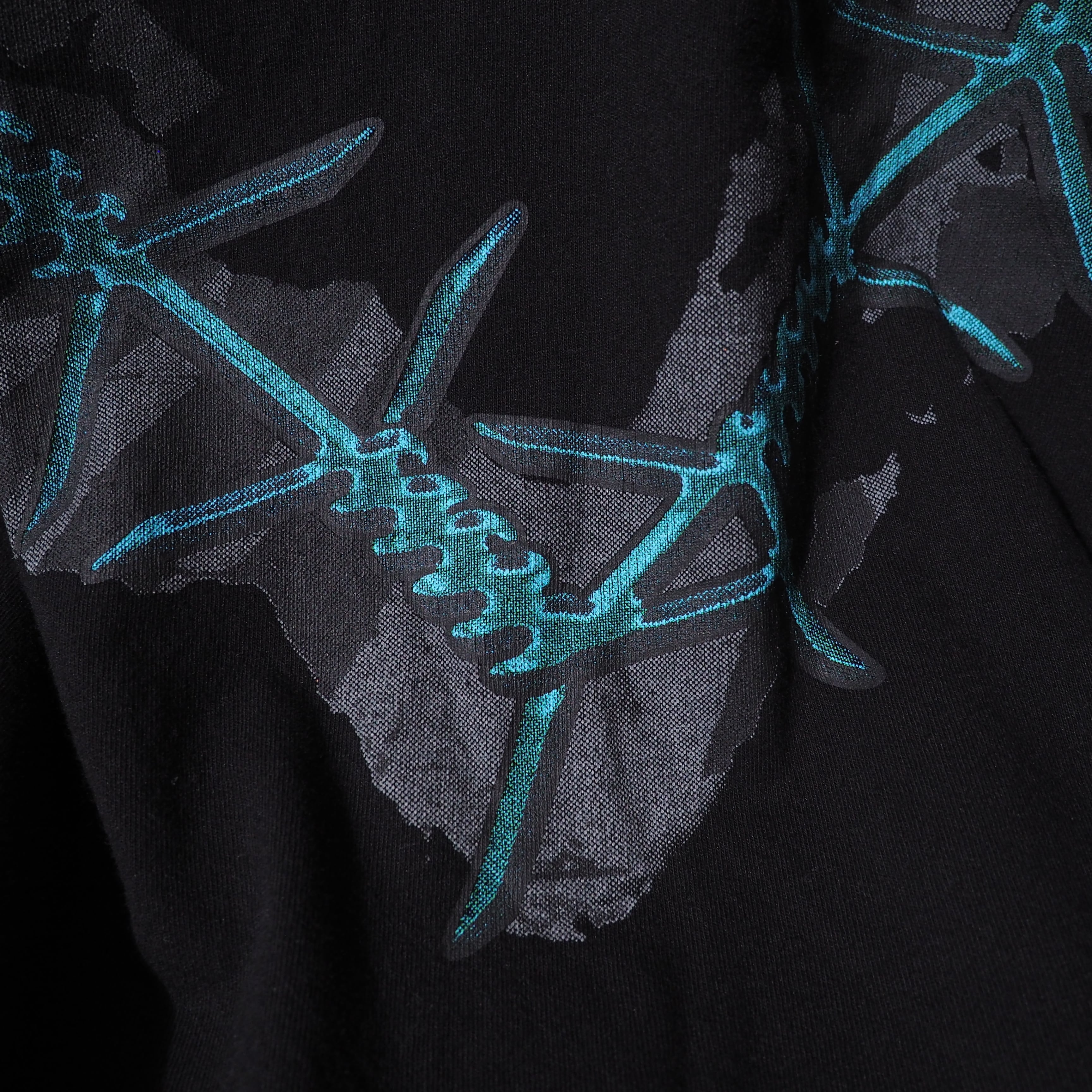 ” Broken heart ” Paint printed Long sleeve loose Tee