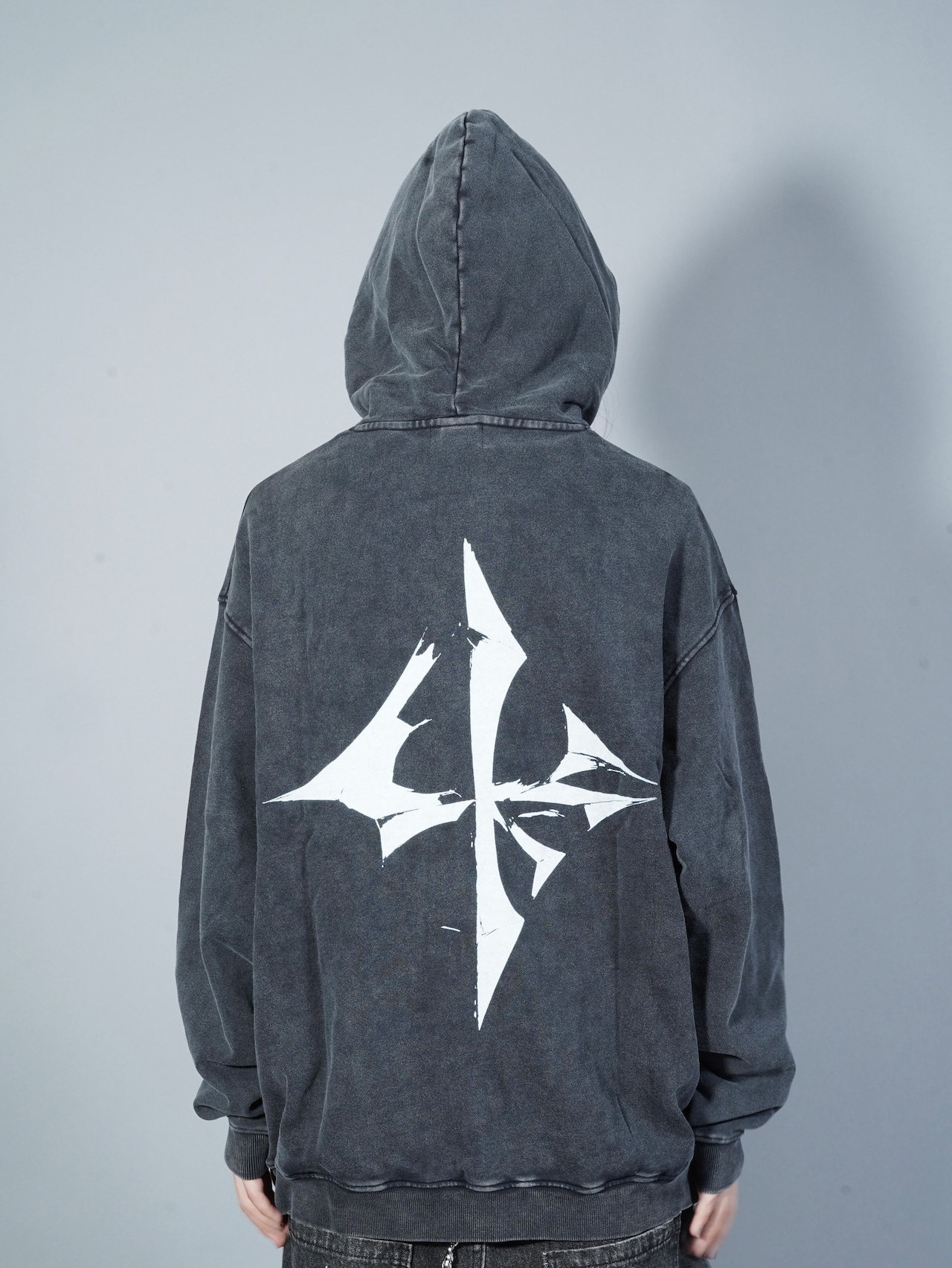 【LOVE KILLER】skull rock graphic logo hoodie