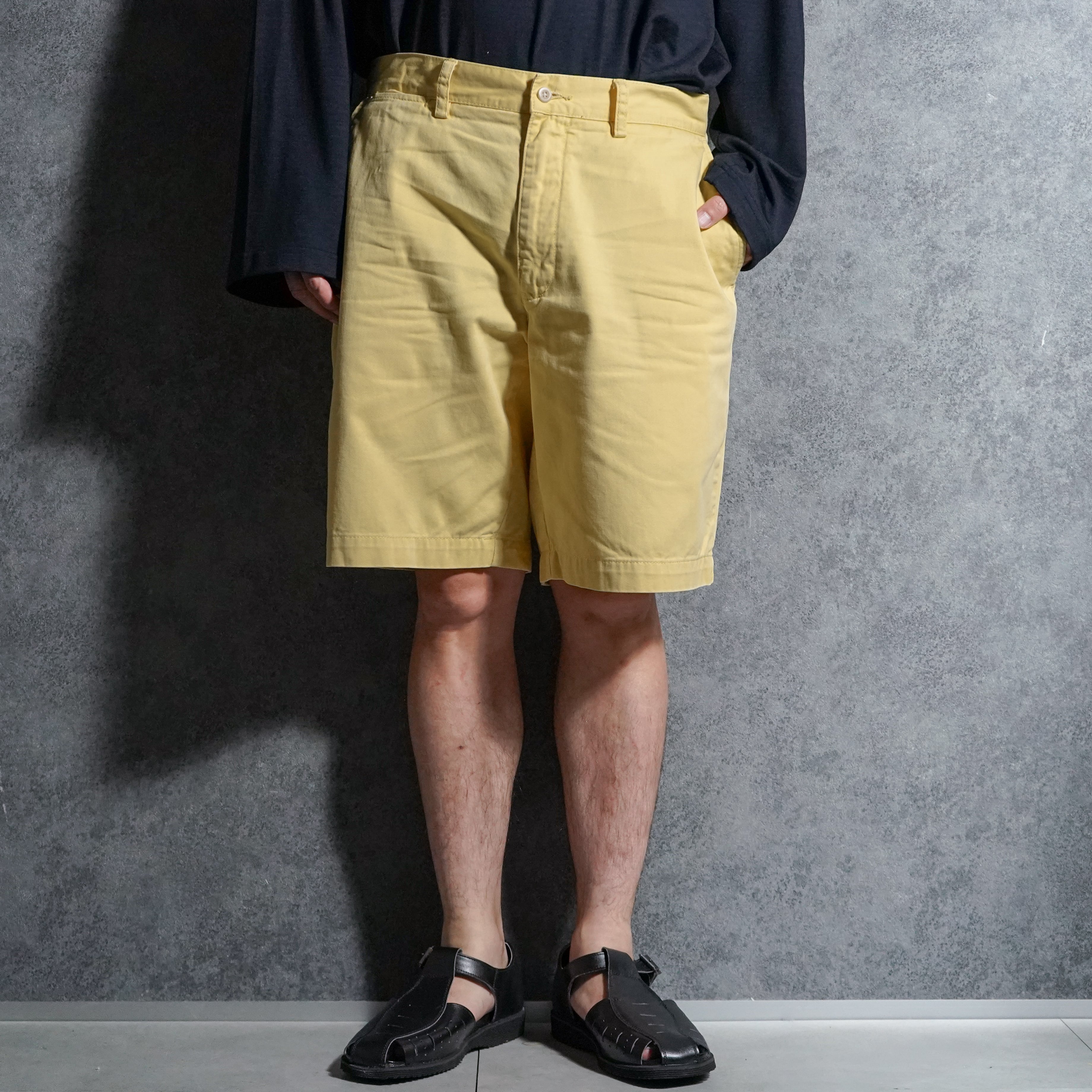 ラルフ　Ralph Lauren ショートパンツ ベルト付き　90's 未使用 90s Ralph Lauren Chino Short Pants ラルフローレン チノ ショート