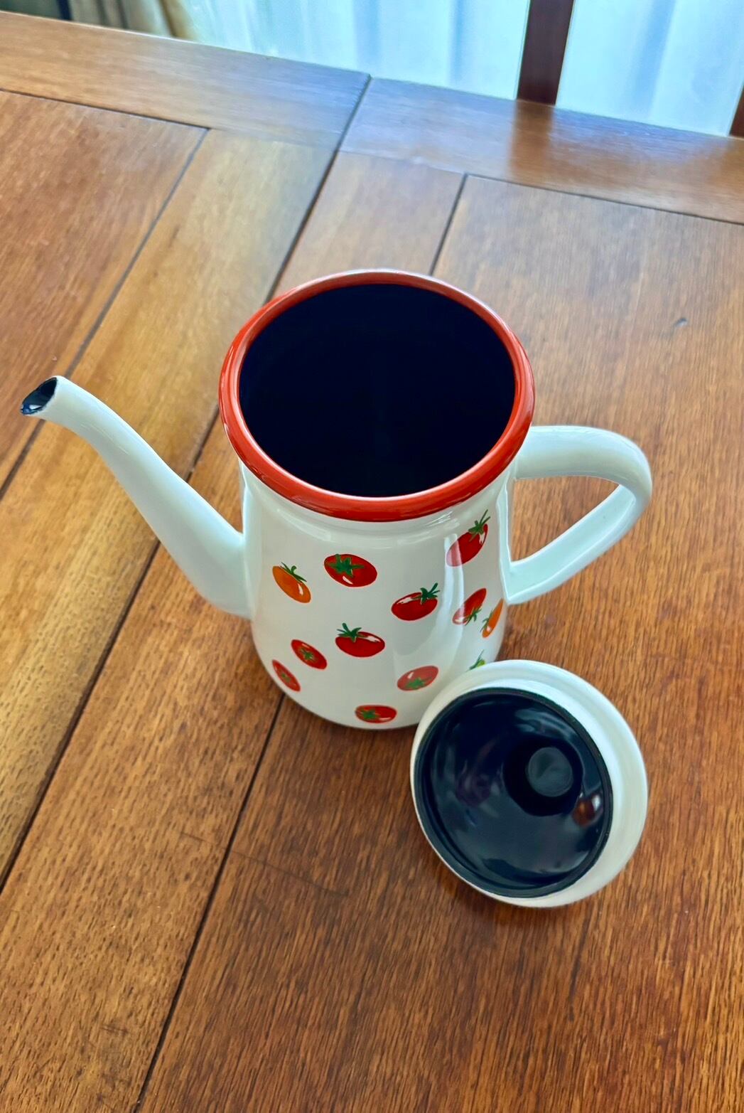 アフタヌーンティー ホーローポット トマト｜Afternoon Tea Enamel Pot