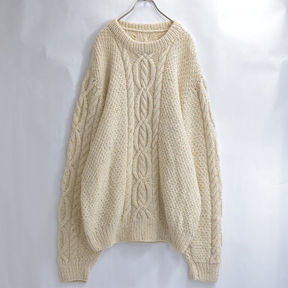 Hand made ルーズシルエット ハンドメイド ネップウール Hand made ルーズシルエット ハンドメイド ネップウール