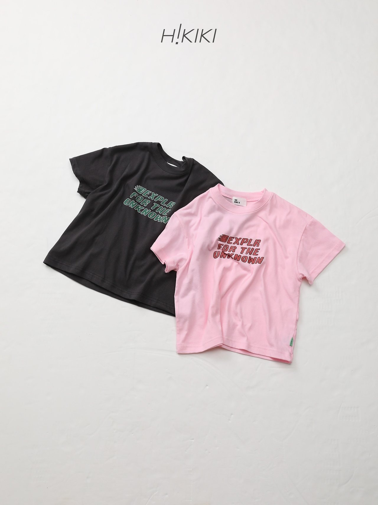 [H!KIKI] EX Short sleeve T-shirt (13/15/17/19) / [하이키키] 익스반팔티 (13/15/17/19)
