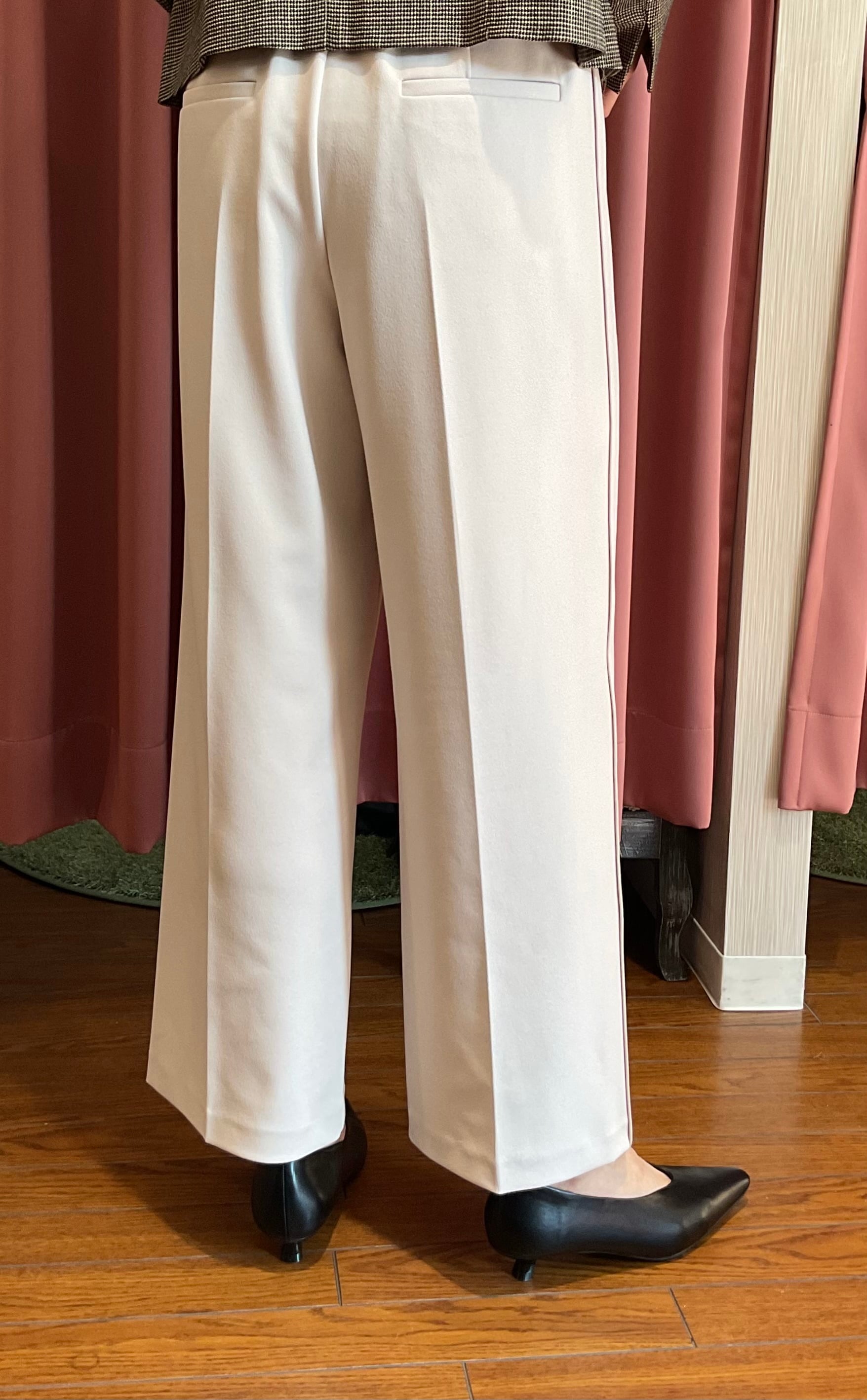 Blue Fronce ブルーフロンセ サイドタックワイドパンツ