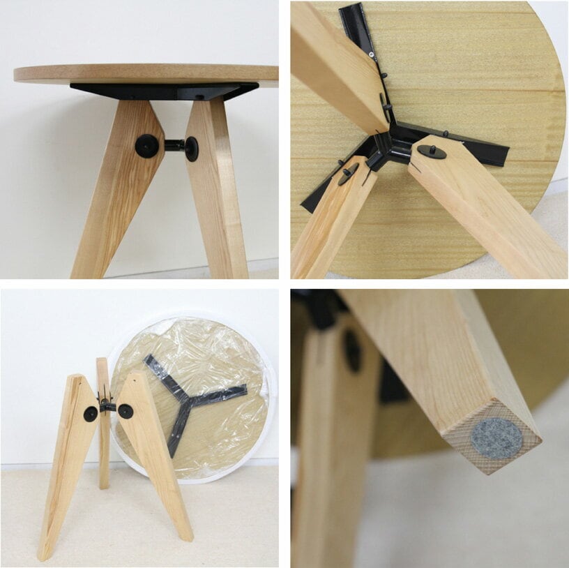 ゲリドン ダイニングテーブル（直径80cm）： リプロダクト