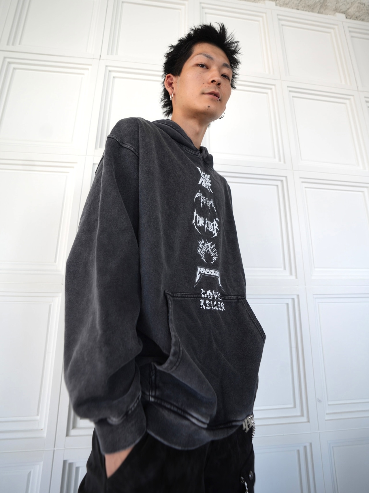 【LOVE KILLER】Graphic various logo hoodie