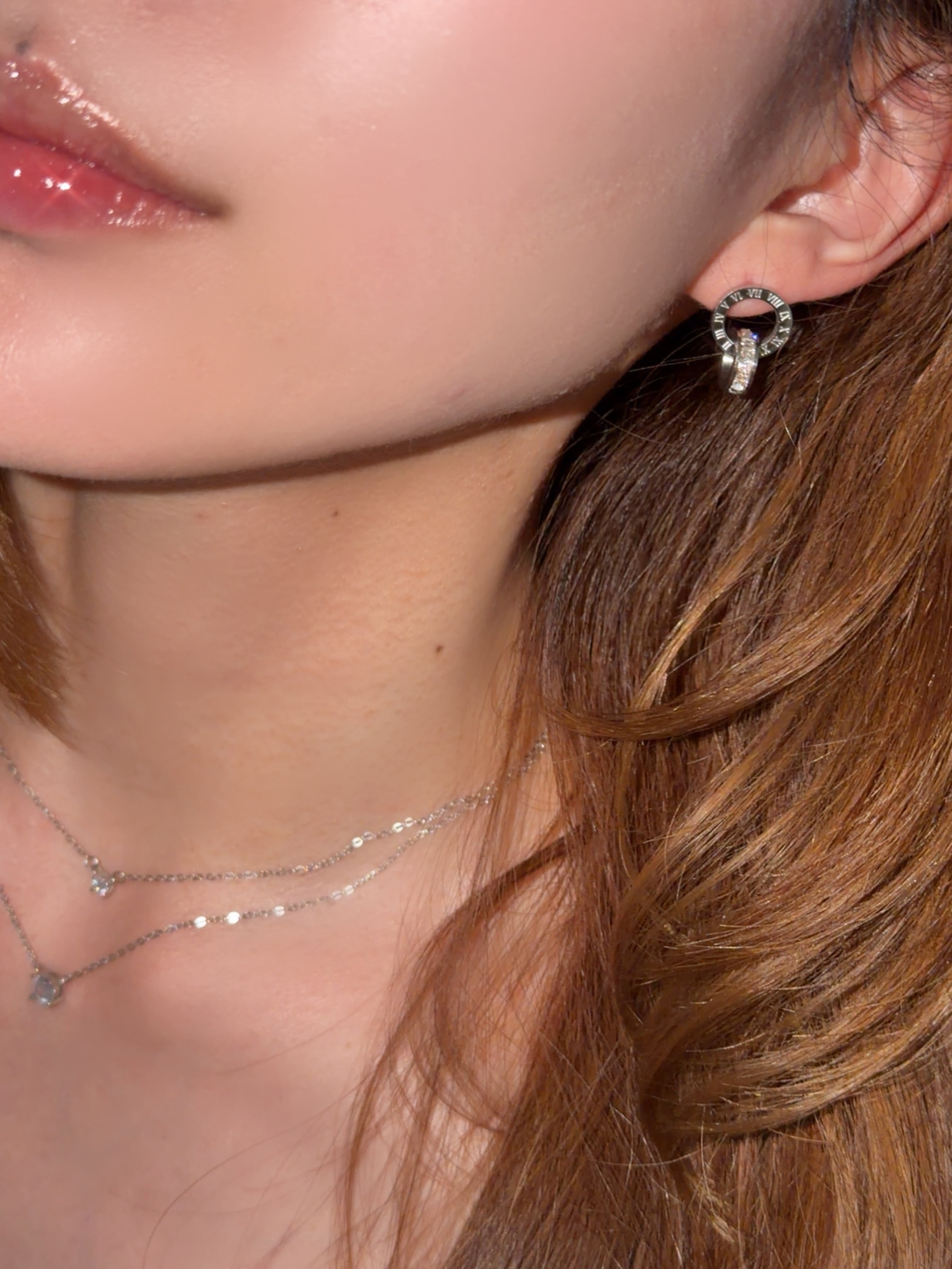 zirconia circle pierce | milcy（ミルシー） 大人フェミニン