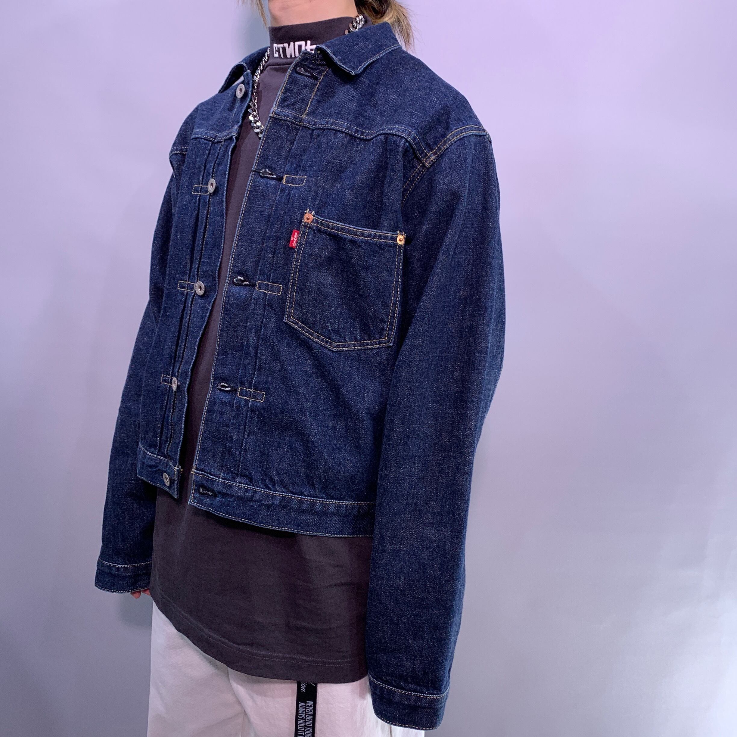 リーバイス 506XX 1st 大戦 4つボタン 明 90s 復刻 デニムジャケット 
