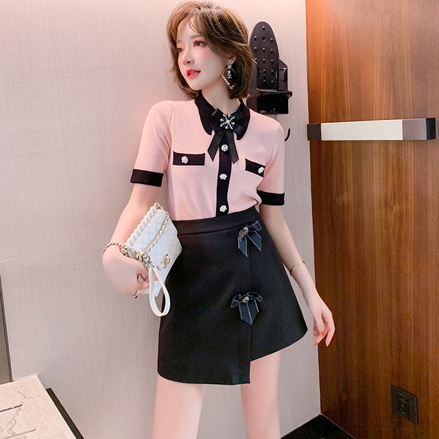 ウェストスリムリボンAラインスカート スプリング 春物 サマー 夏物 MIUCO64630539185