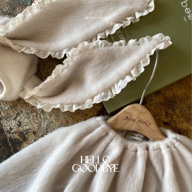 即納)  3m-22m |  Lovely rabbit lace suit (hat set)  | anneshirley