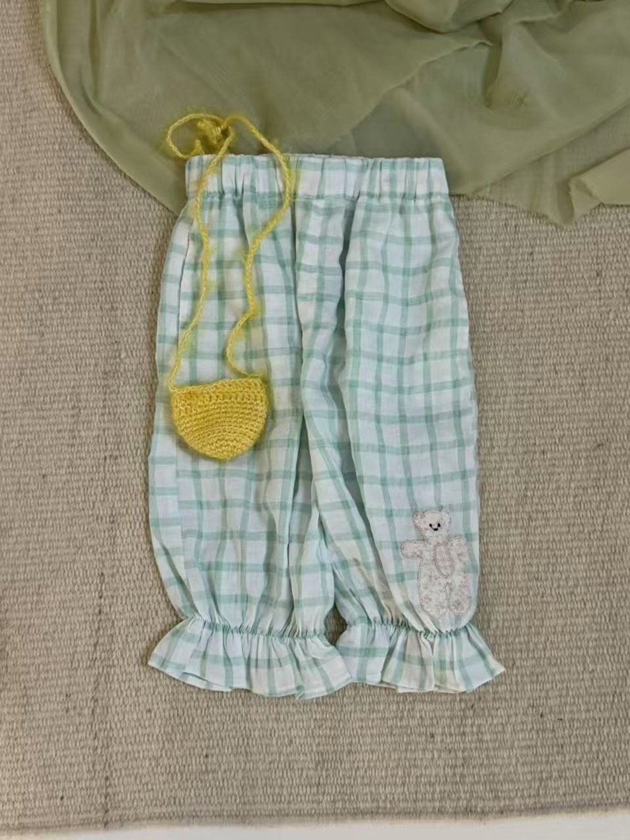 [aiai] Point Check Jogger Pants / [아이아이] 포인트체크조거팬츠