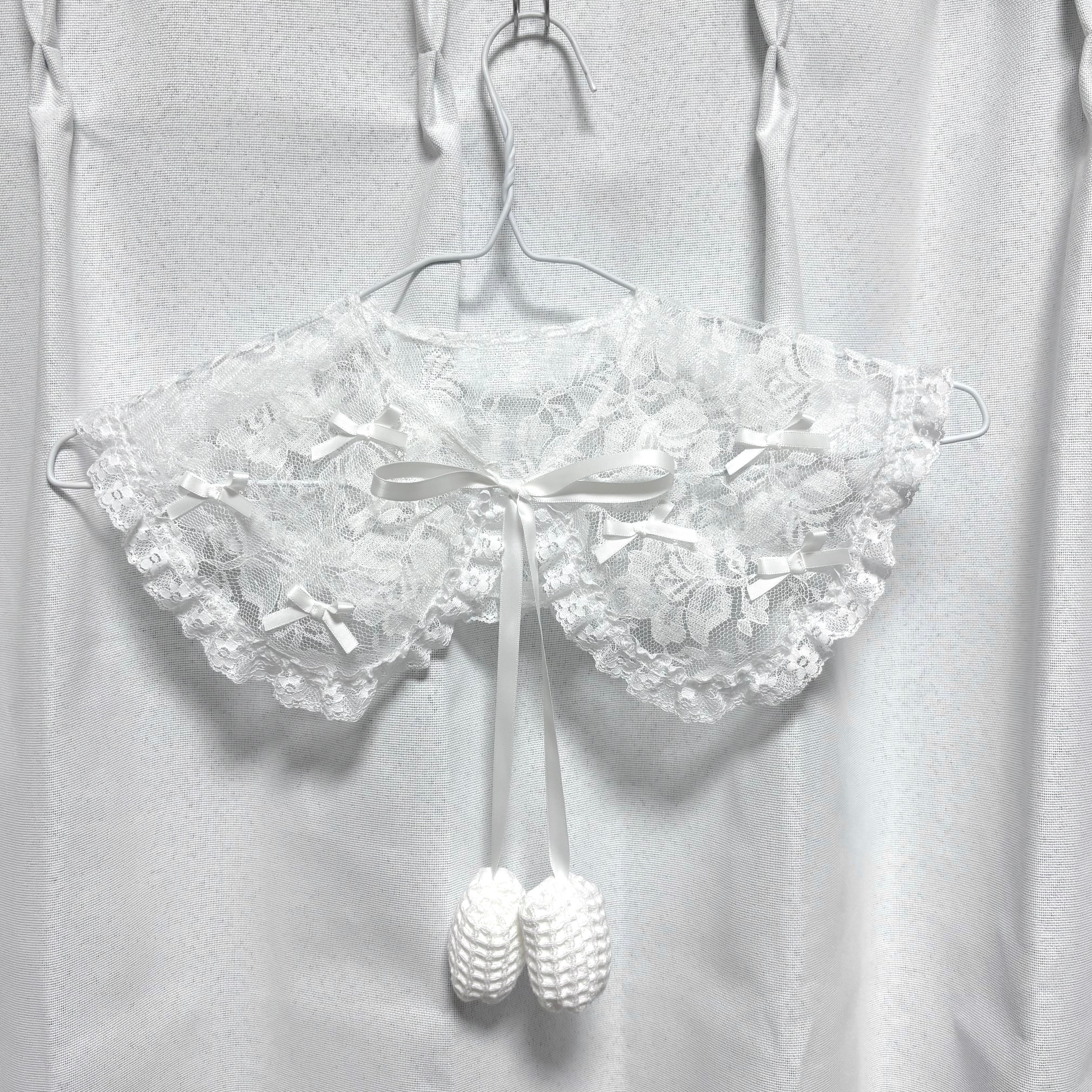 tulip ribbon race collar／ つけ襟 付け襟 | one more