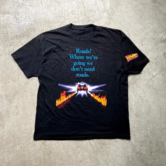 90年代 バックトゥザフューチャー 映画 ムービープリントTシャツ 