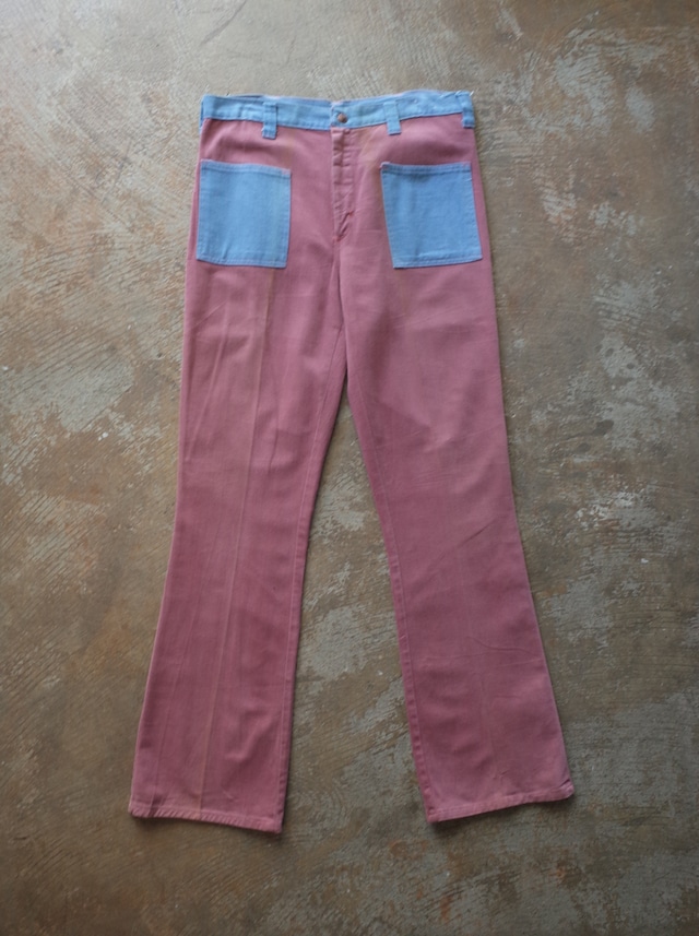 Used bicolor flare pants