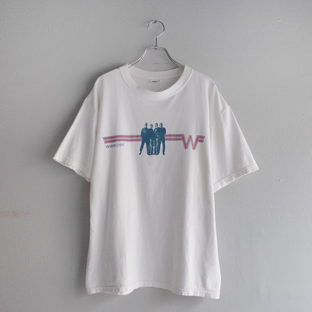 【VINTAGE】”weezer & Kermit” 00’s~ 『keep fishin’』Printed Rock T-shirt s/s