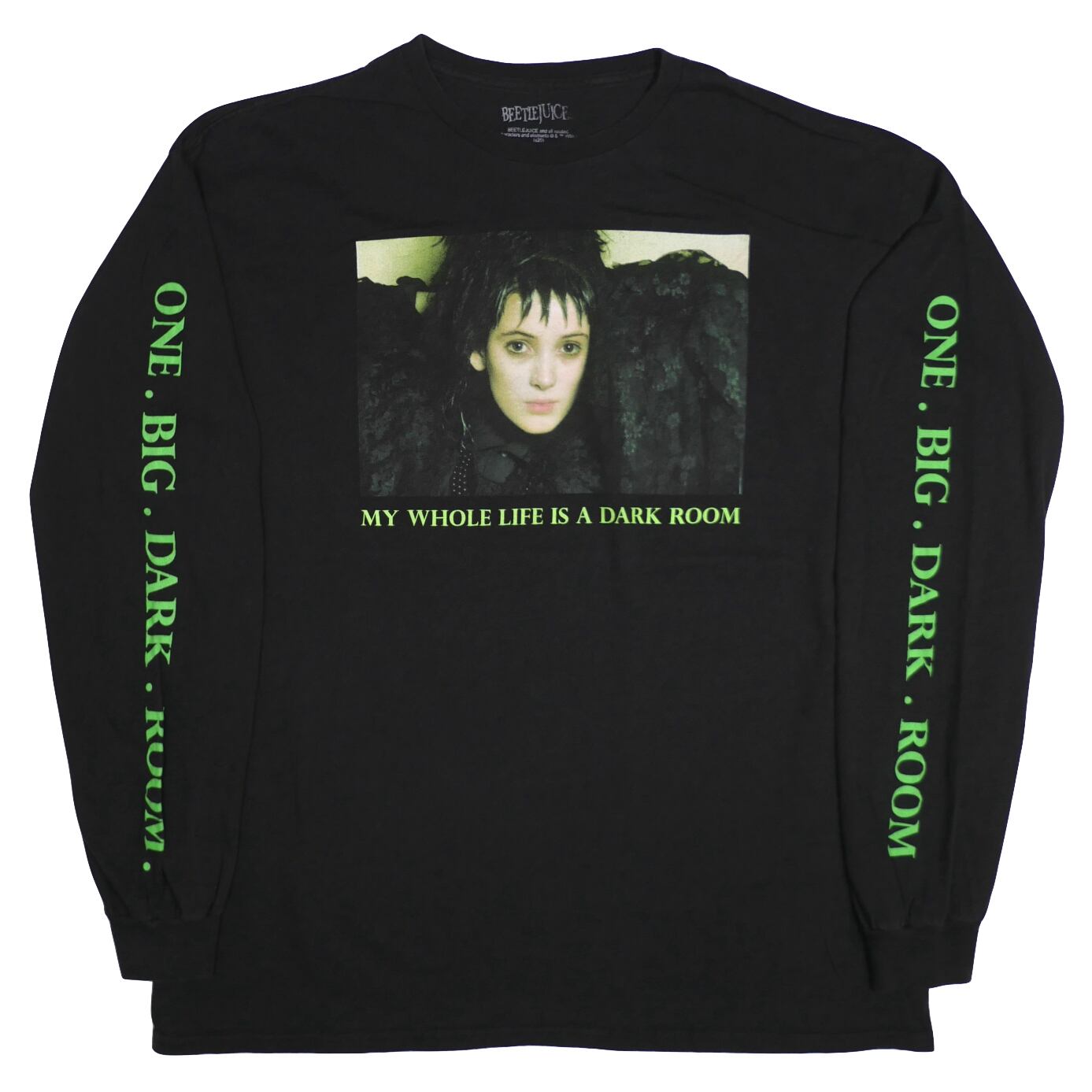 USED【XL】Movie Beetlejuice Long Sleeve Tee / ©2020