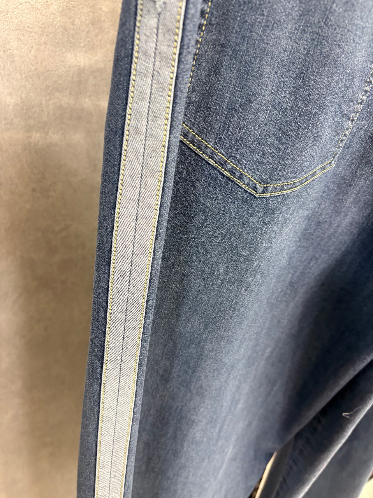 【ROBE】サイドライン　タックカーブデニム　631609