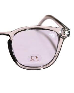 BASIC LOGO CLEAR SUNGLASSES