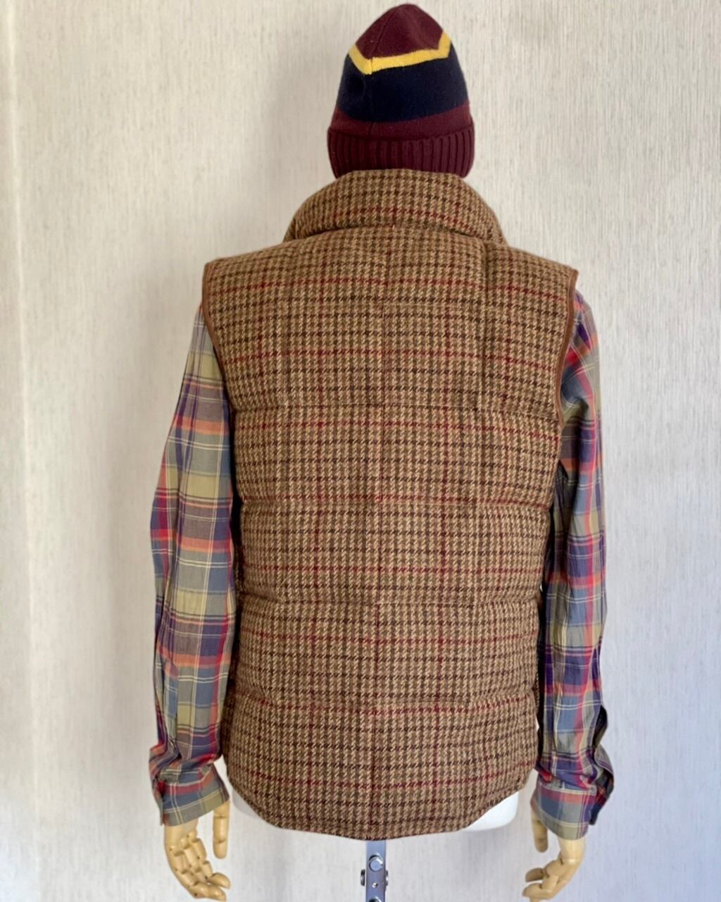 Polo Ralph Lauren ガンクラブツイード ダウンベスト サイズM ユーズド