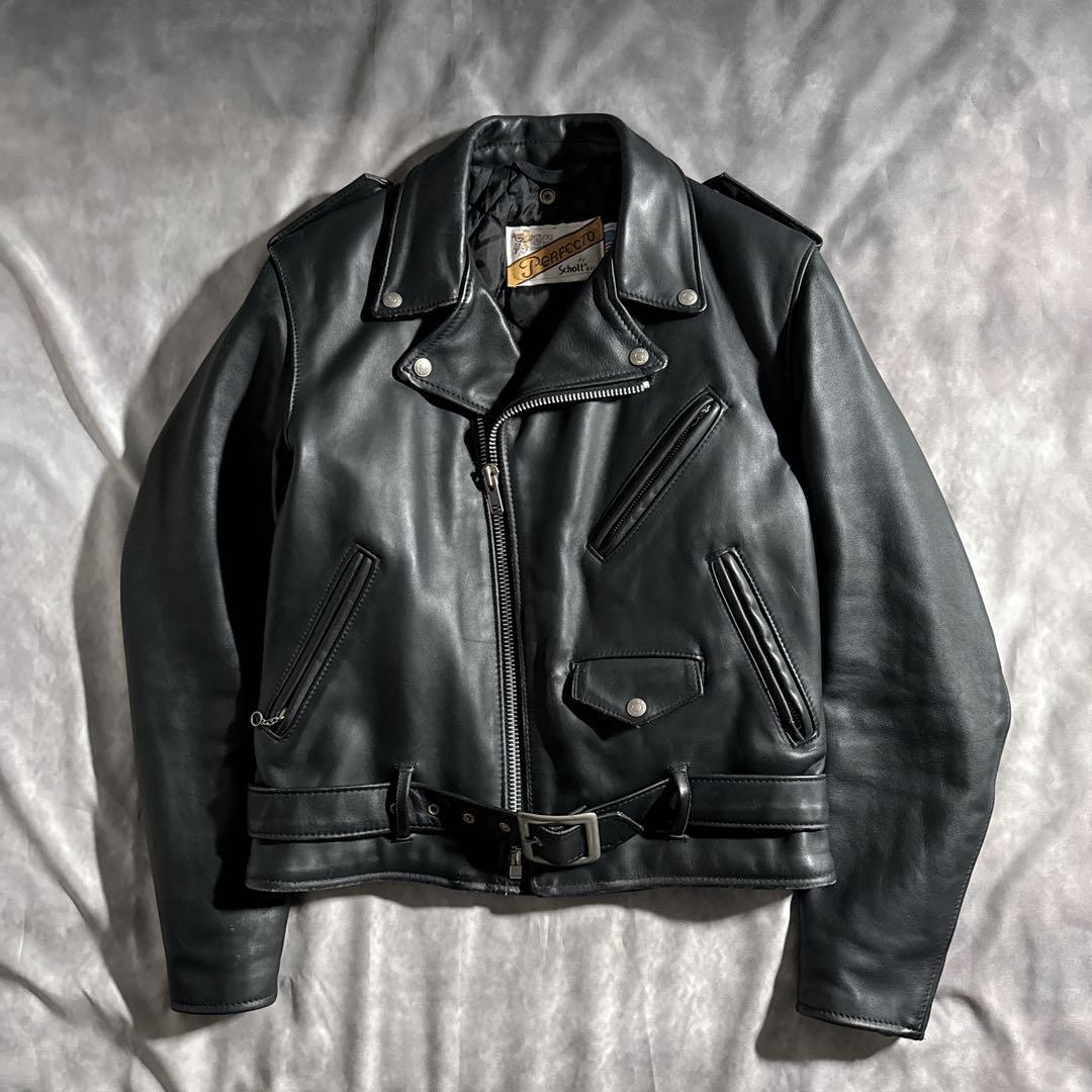 80〜90年代 FIRST アメリカン ダブルライダースジャケット レザー