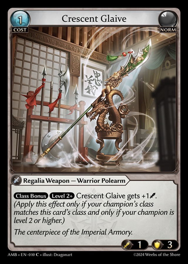 《Foil》Crescent Glaive[C]《AMB-10》