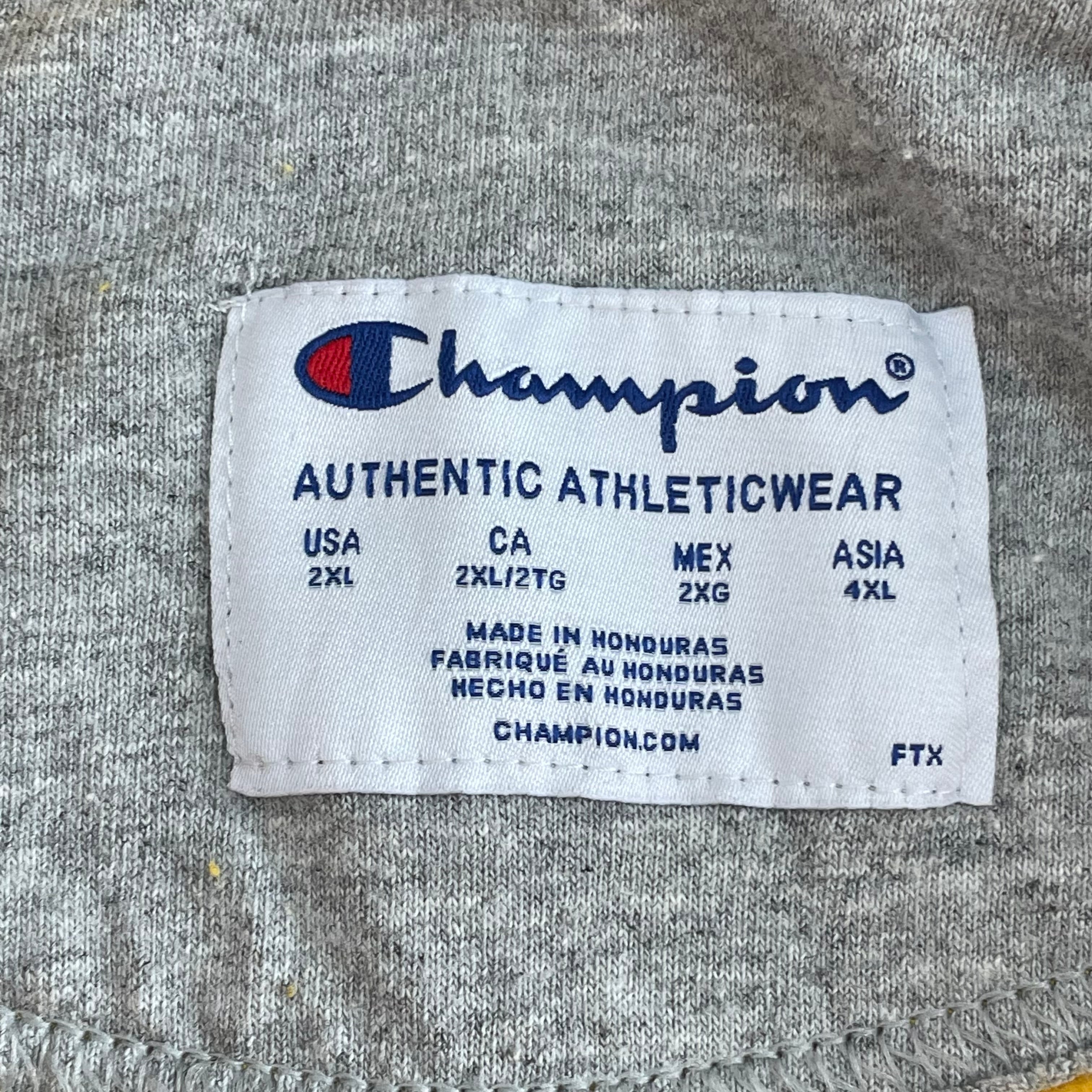 champion】2XL ビッグシルエット オーバーサイズ ロゴ プリント