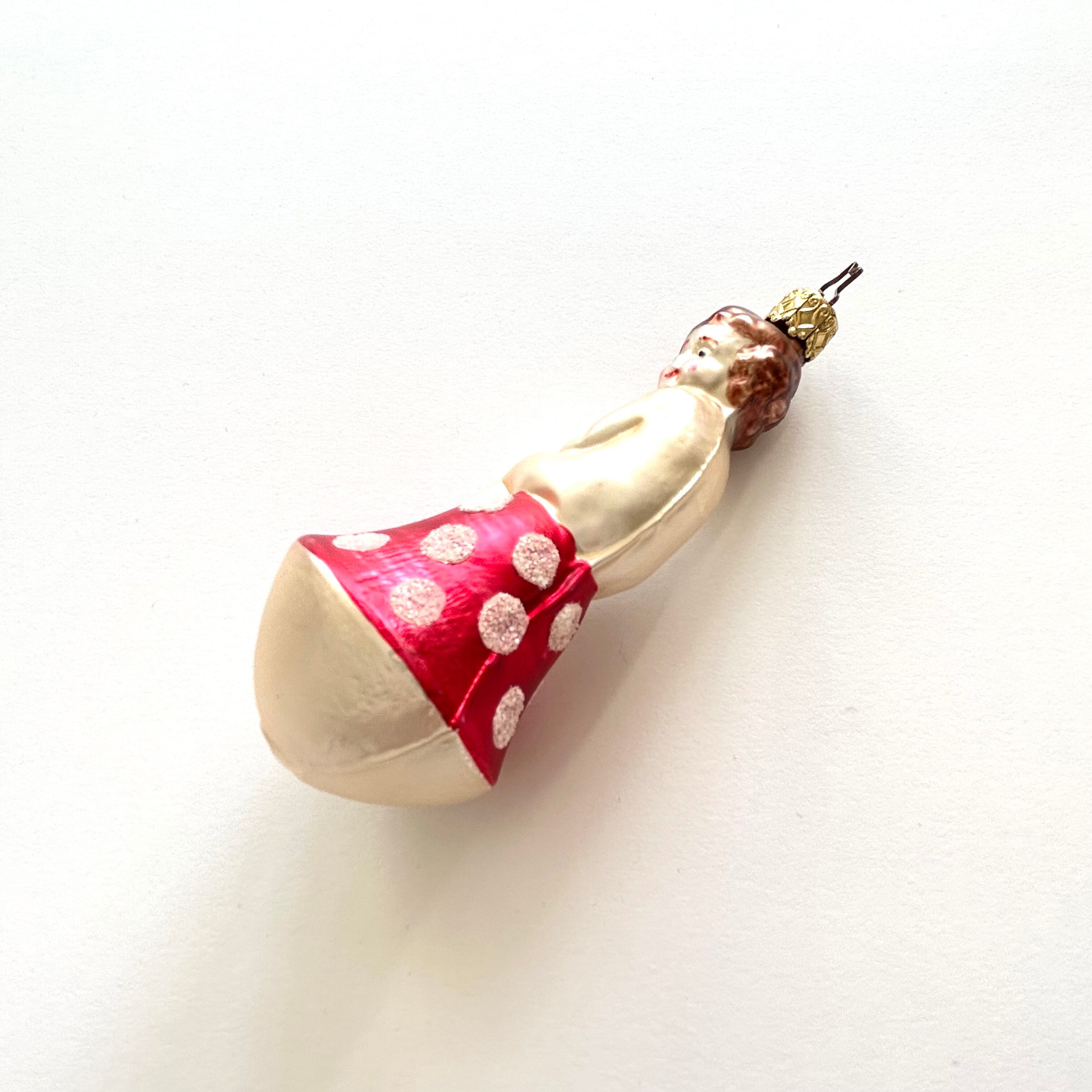 ビンテージ INGE-GLAS 天使 ドイツ製 ガラスオーナメント 13cm | 世界