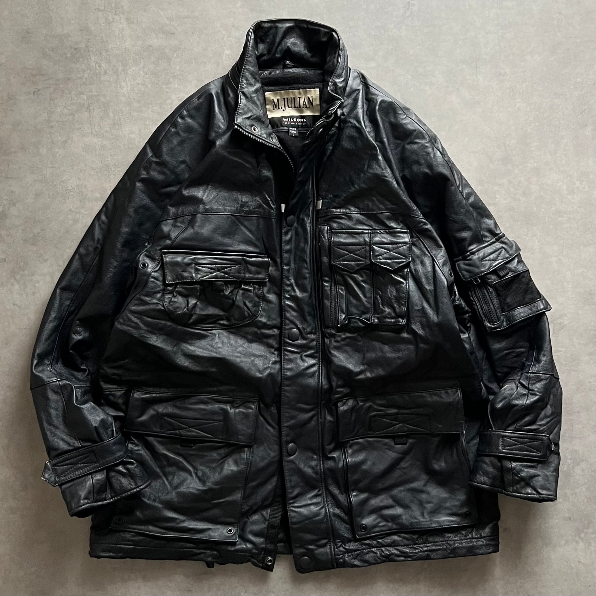 希少 リーバイス 本革 レザージャケット L ビンテージ 革ジャン 短丈