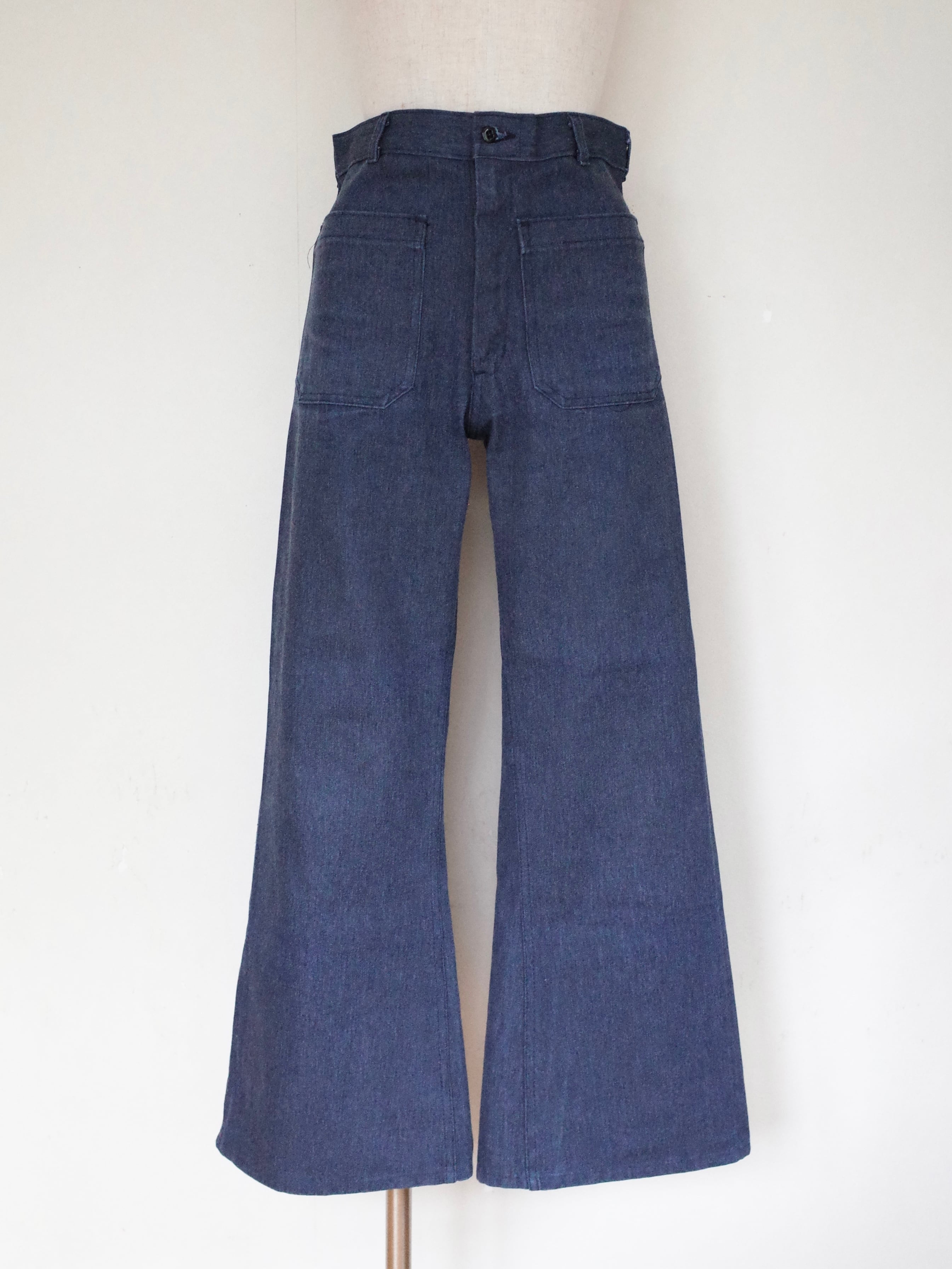 80s navdungaree denim sailor pants | port.