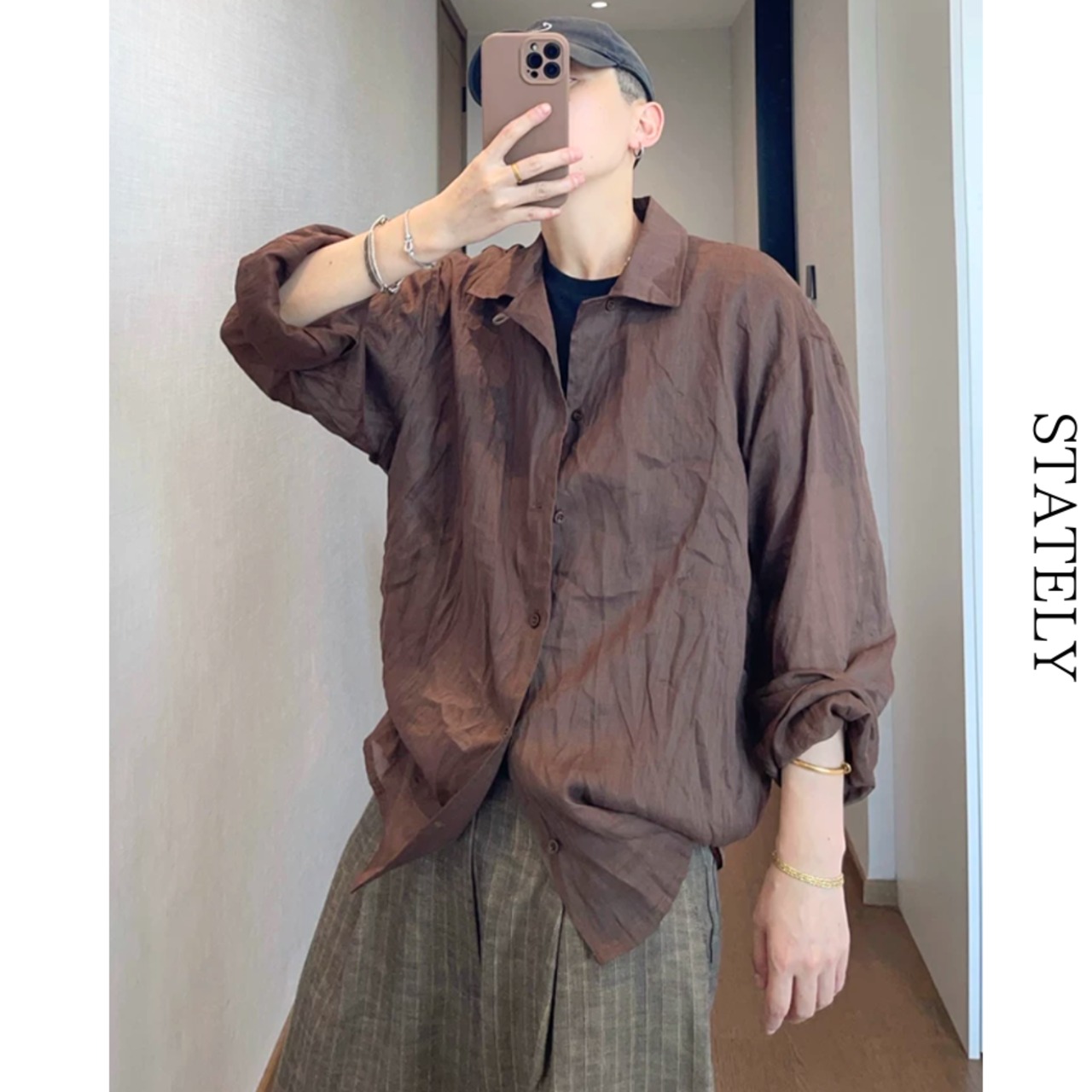 Linen Airシャツ_T238・画像6