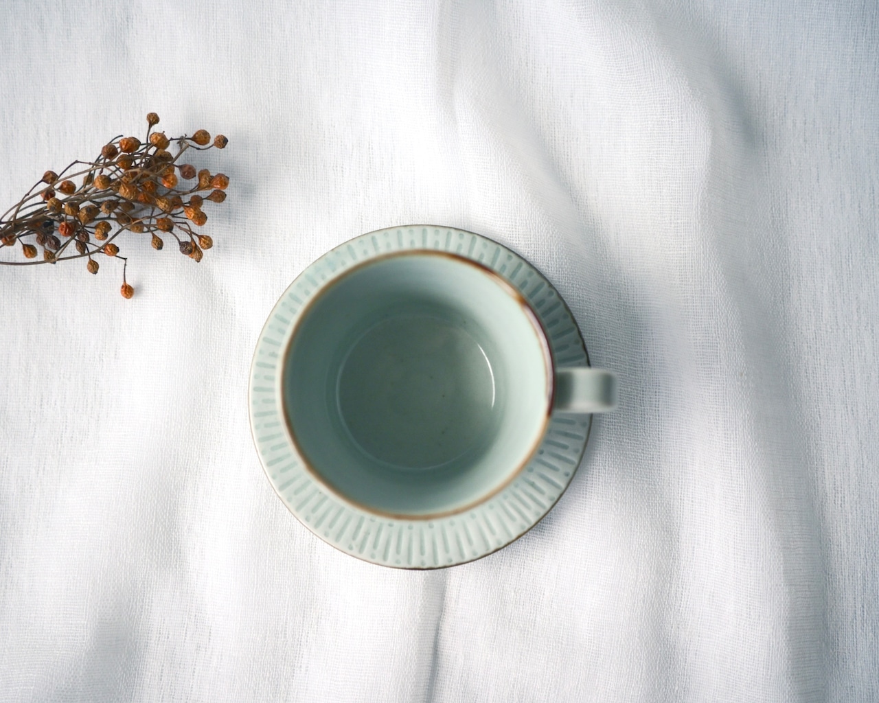 カップ&ソーサー ブルー② / シイナナナエ(tone.) 画像2