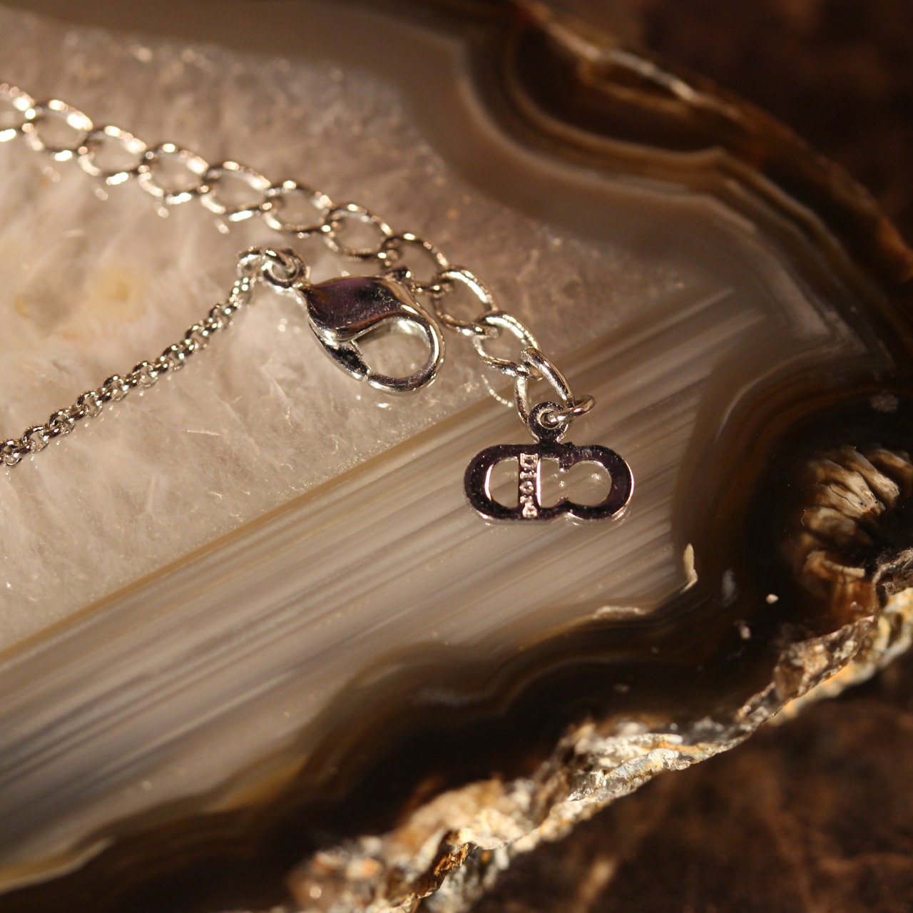 Christian Dior DICE LOGO CHAIN NECKLACE/クリスチャンディオール 