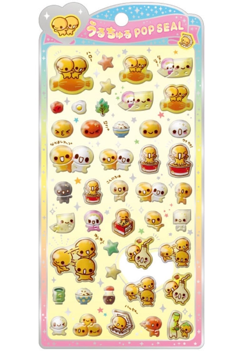 予約販売】うるちゅるポップシールなっとうちゃん | SEALSHOPぺたぺた
