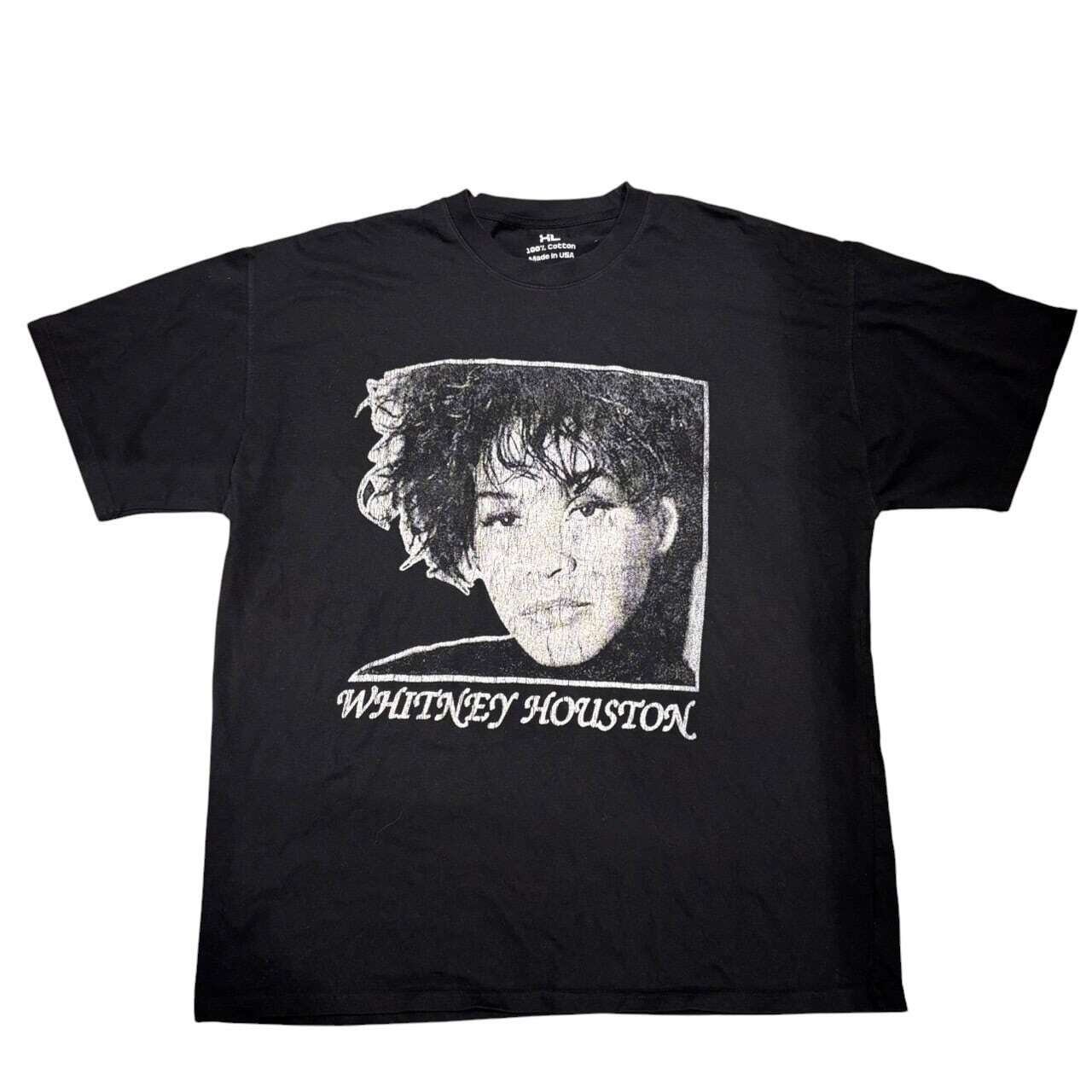 whitney houston ホイットニーヒューストン/プリントTシャツ/古着