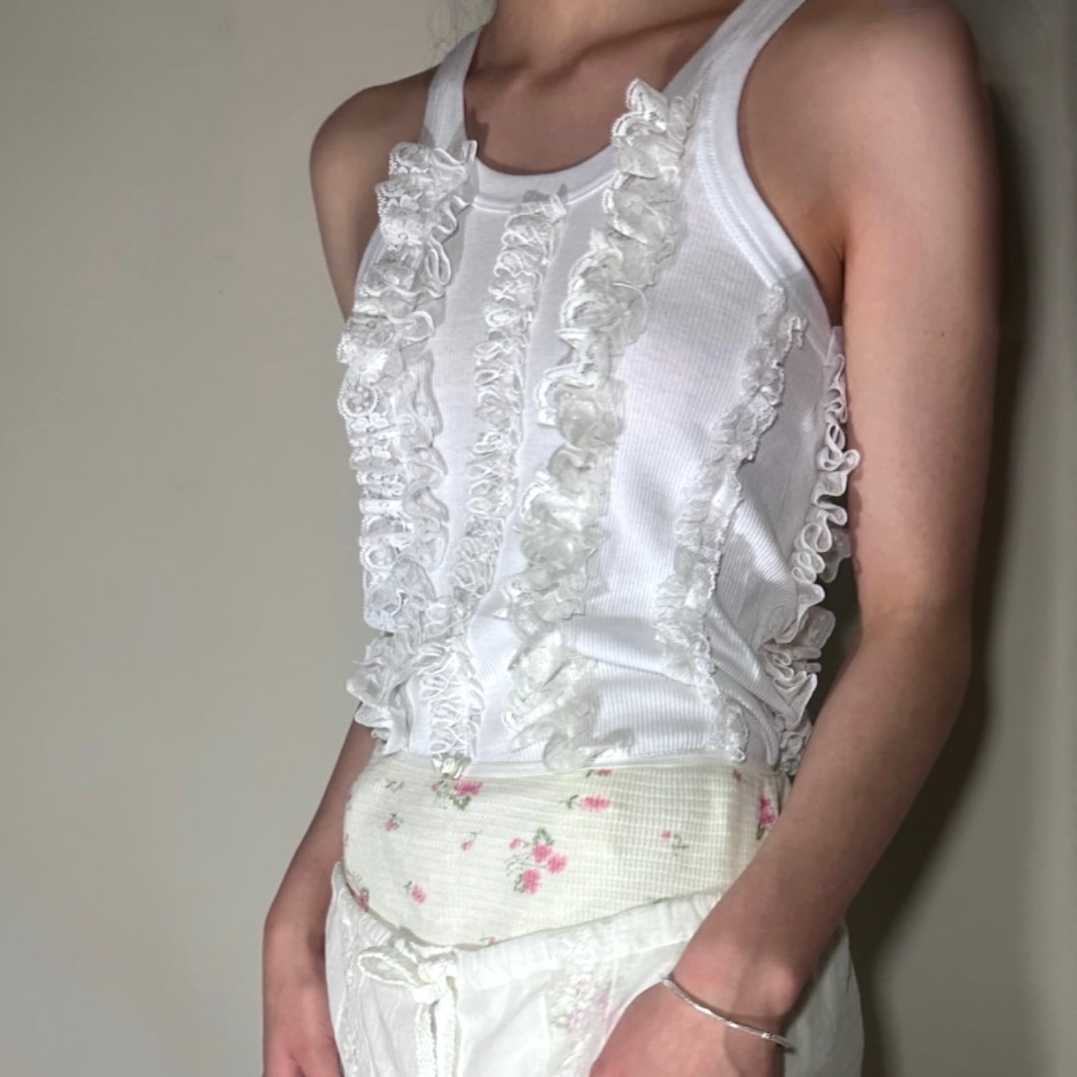 lessico familiare  [RUFFLE TANK]