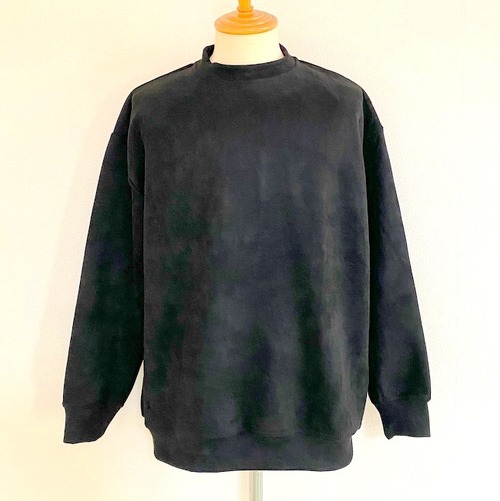 Fake Suede Double Knit Sweat　Black