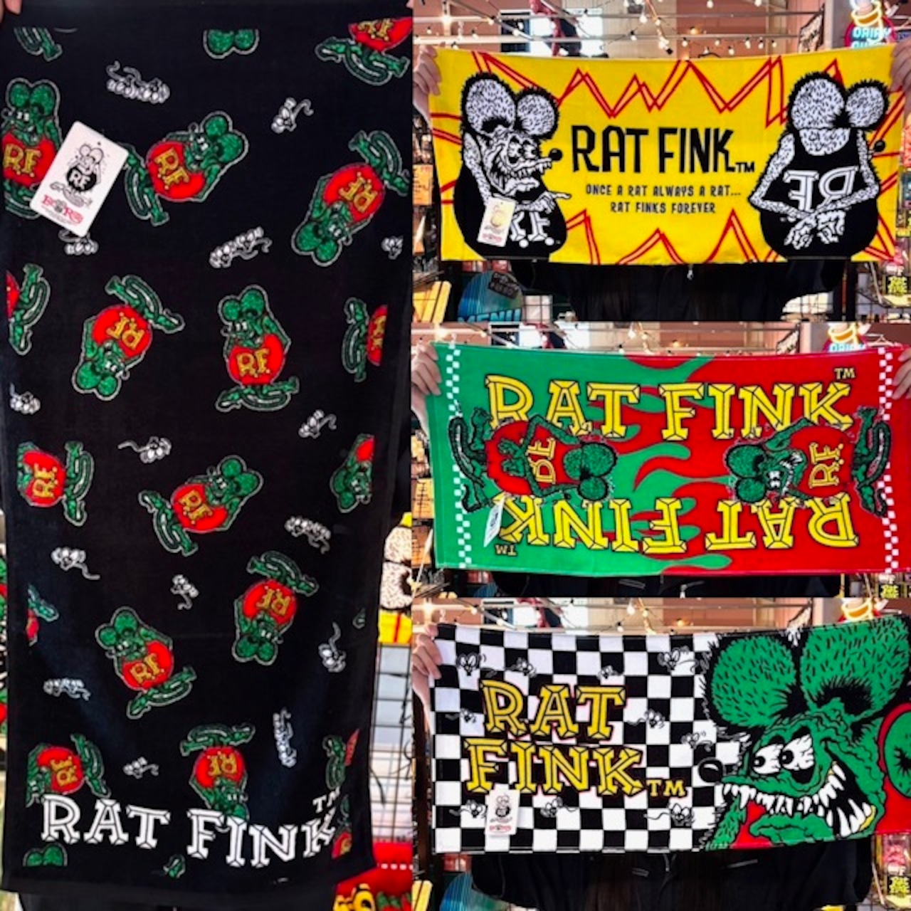 【RAT FINK】ラットフィンク フェイスタオル