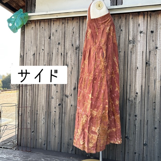 たっぷりギャザータイダイワンピース