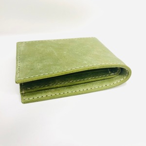 【BILLFOLD WALLET】折り財布　ピスタチオ