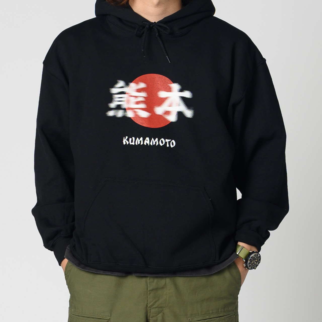 【DARGO】"熊本漢字" Pull Over Hoodie（2color）