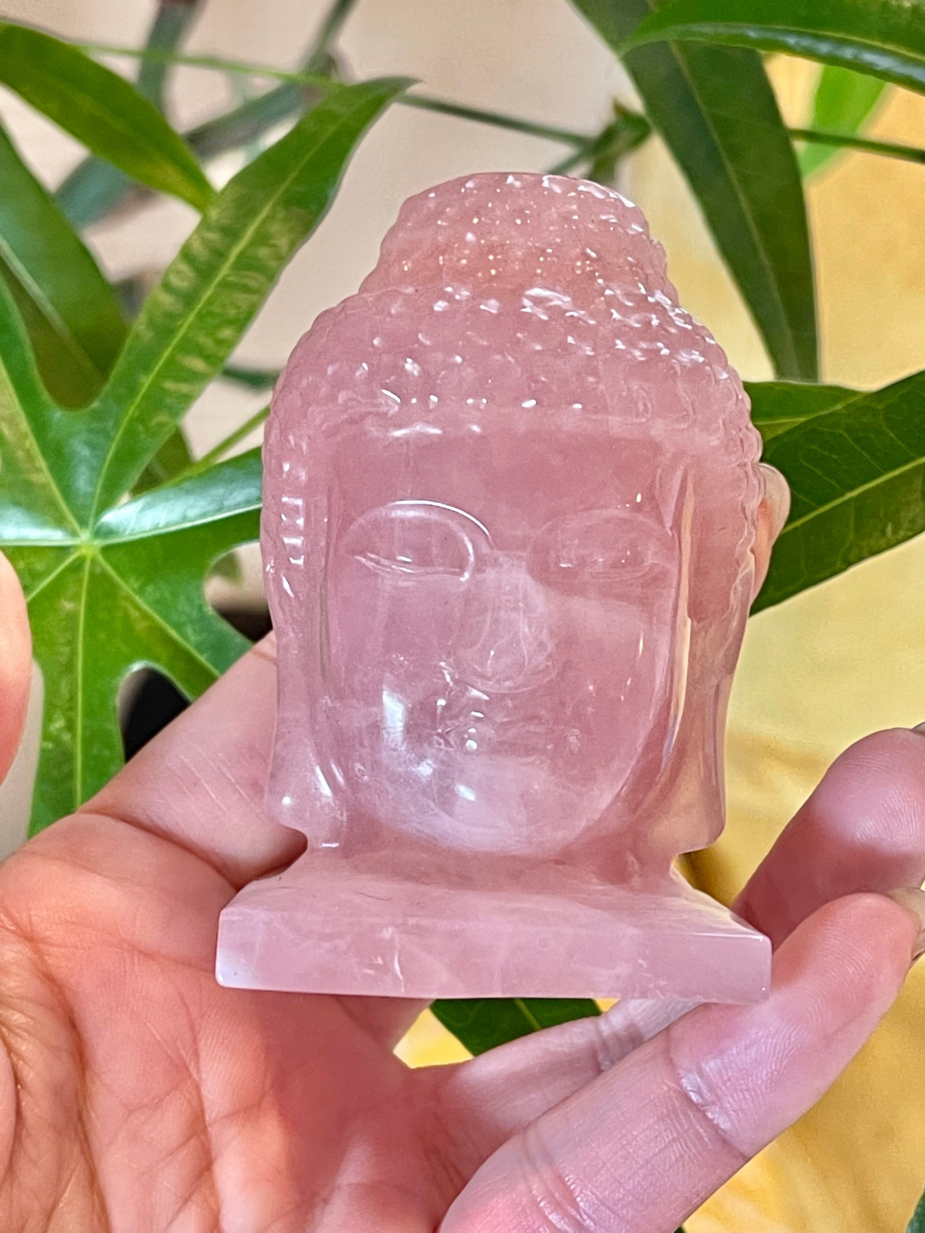 Rose quartz Buddha No.01 ローズクォーツブッダ