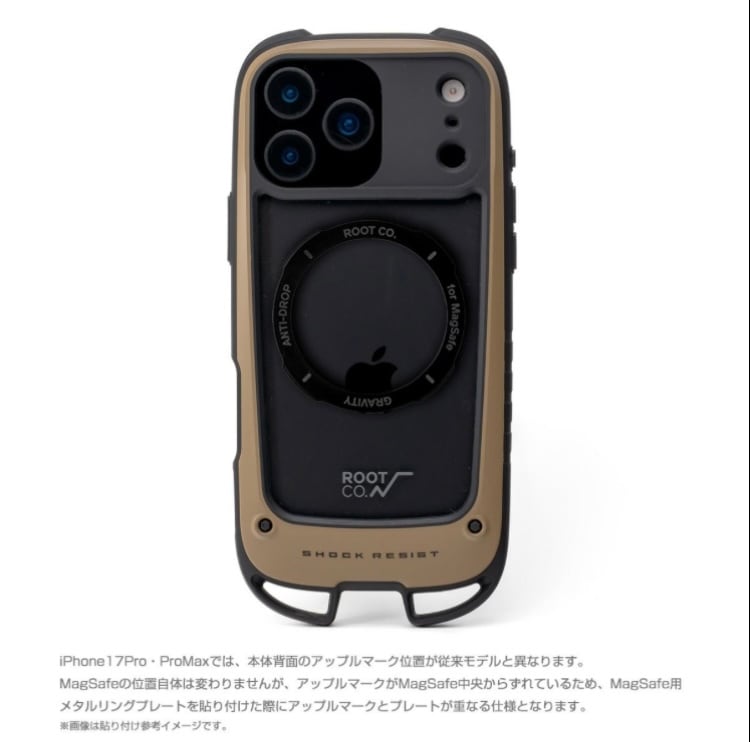 ROOT CO. ルートコー /【iPhone17ProMax専用】GRAVITY Shock Resist