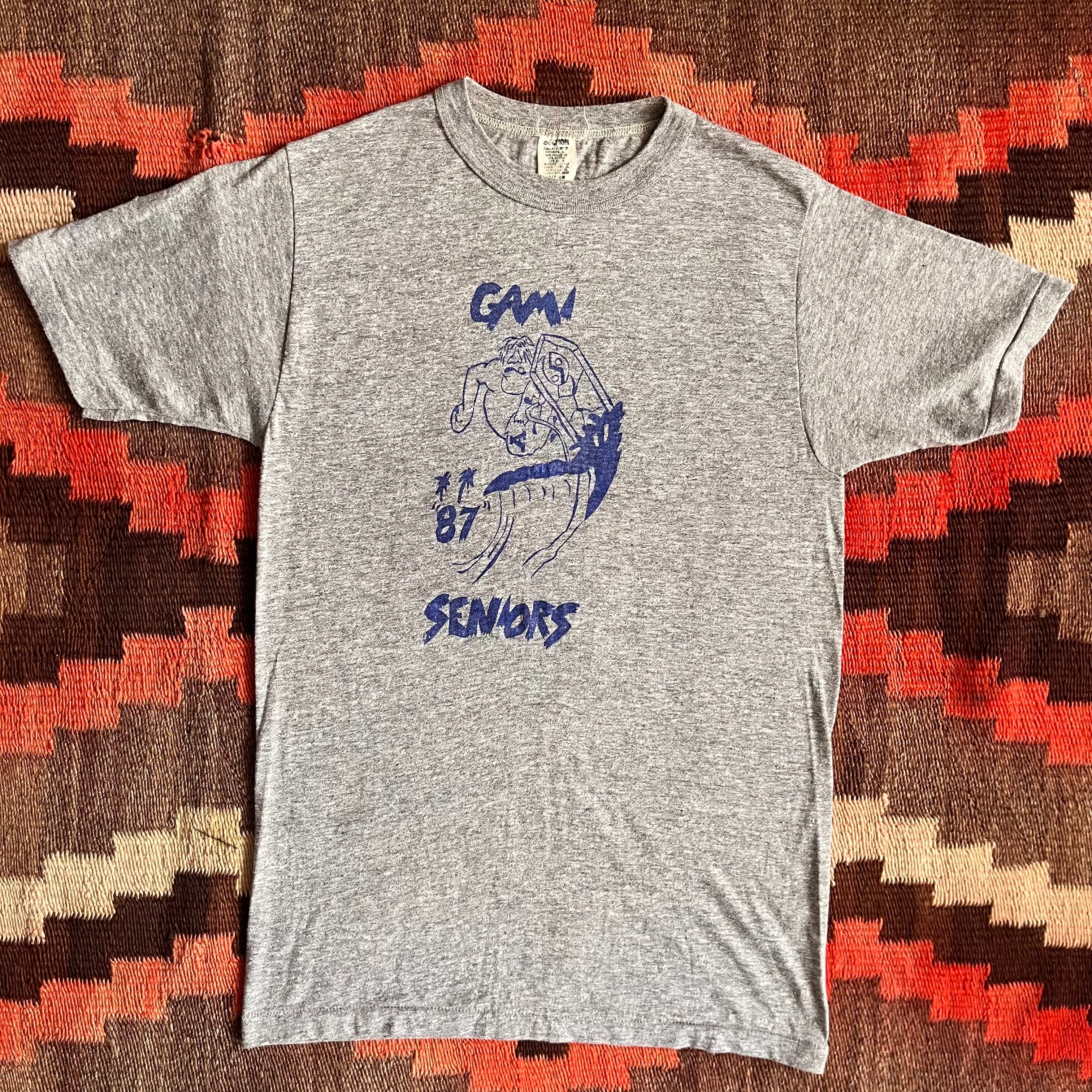 1980s ACTION Sportswear Tee M Made in USA H366