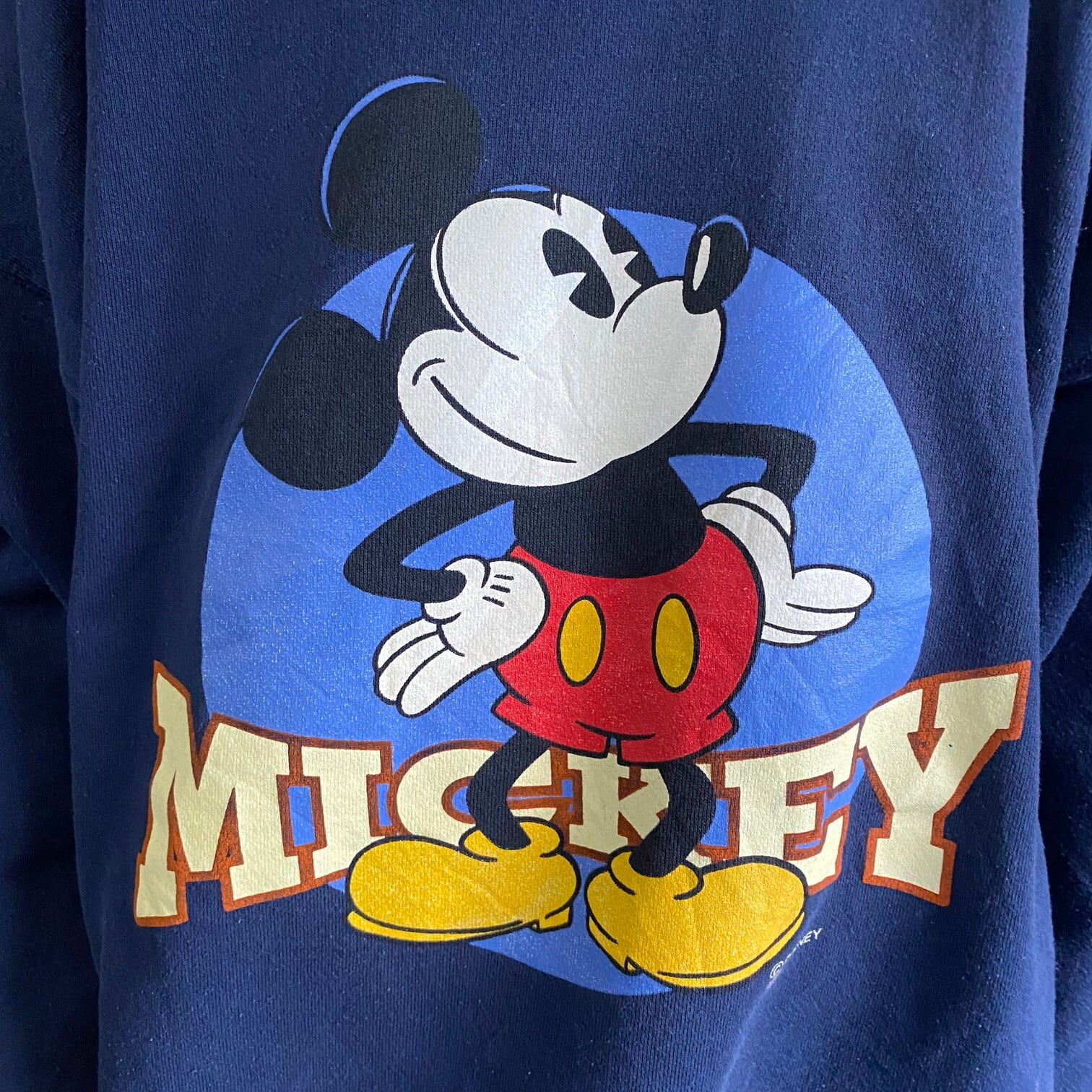 90年代 USA製 ディズニー ミッキーマウス キャラクタープリント